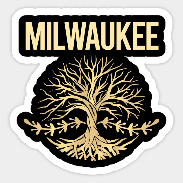 Nature Tree Of Life Milwaukee Sticker by flaskoverhand